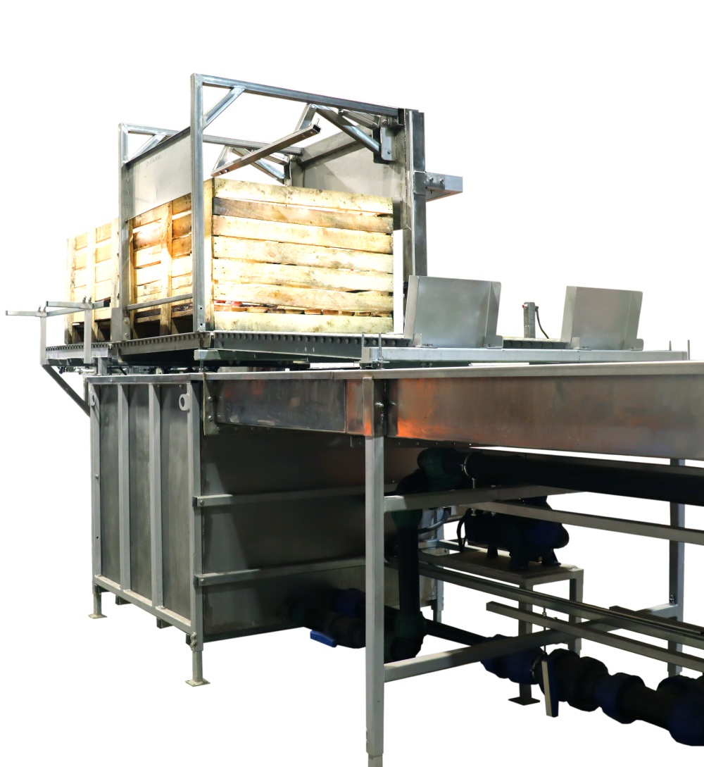 Линия сортировки и упаковки яблок, производительностью до 5 тн/час